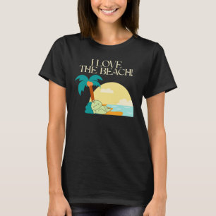Cool Beach Dinosaur T Rex, cool beach dinosaur, be T-Shirt