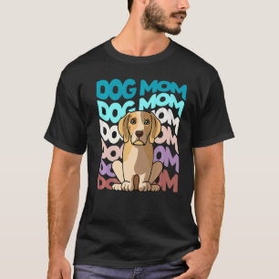 Cool Beagle Dog Mum Retro Vintage Dog Premium T-Shirt