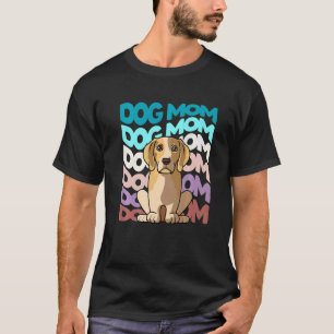 Cool Beagle Dog Mum Retro Vintage Dog Premium T-Shirt