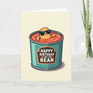 Cool Bean Birthday Illustration Card