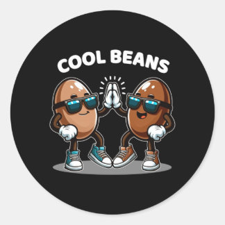 Cool Beans Food Funny Gifts For Men Women Boys Classic Round Sticker