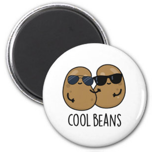 Cool Beans Funny Veggie Legume Pun  Magnet