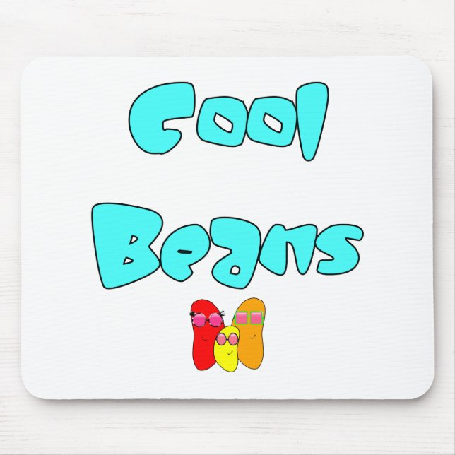 Cool Beans Mouse Pad (Front)