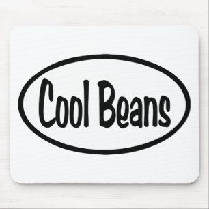 Cool Beans Oval Mouse Pad