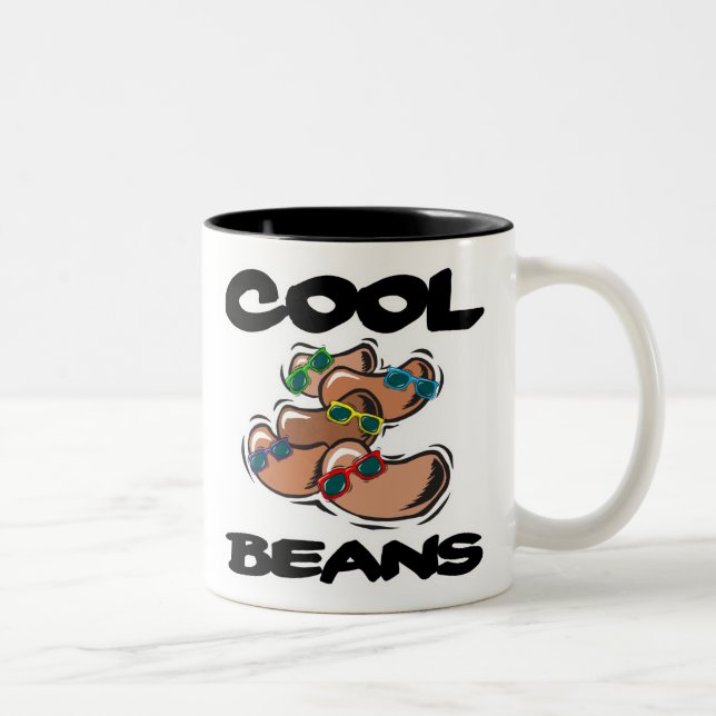Cool Beans Two-Tone Coffee Mug (Right)