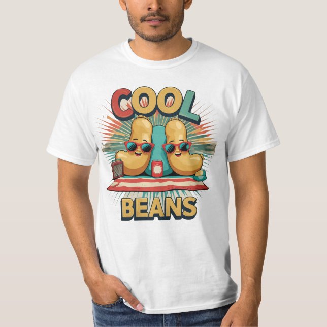 "Cool Beans Vintage Graphic T-Shirt (Front)