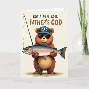 Cool Bear Fathers Day Card
