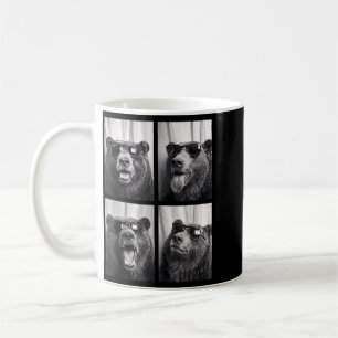 Cool Bear With Sungles Photobooth Funny Gly Bear Coffee Mug