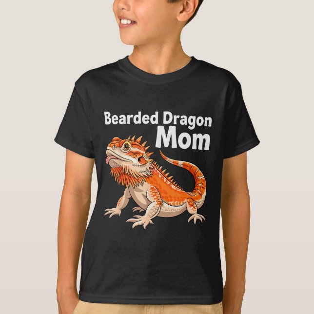 Cool Bearded Dragon Art For Women Girls Bearded Dr T-Shirt (Front)