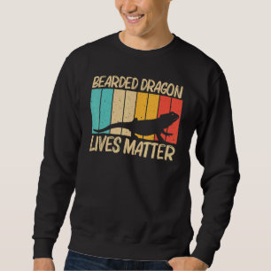 Cool Bearded Dragon For Men Women Reptile Lizard  Sweatshirt