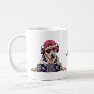 Cool Beats Canine DJ Coffee Mug