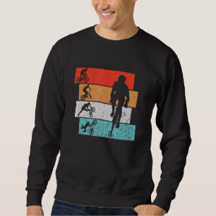 Cool Beautiful Mtb Mountain Bike Bmx Downhill Retr Sweatshirt