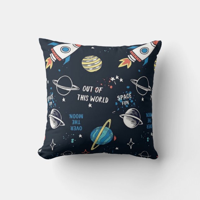 Cool beautiful space astronaut  cushion (Front)