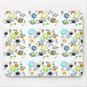 Cool beautiful space astronaut mouse pad