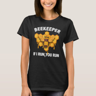 Cool Beekeeper For Men Women Honeybee Beekeeping B T-Shirt