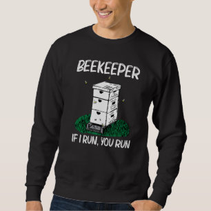 Cool Beekeeping For Men Women Honeybee Honeycomb Sweatshirt