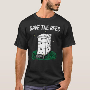 Cool Beekeeping For Men Women Honeybee Honeycomb T-Shirt