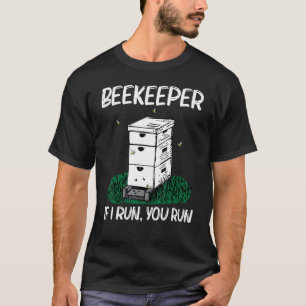 Cool Beekeeping For Men Women Honeybee Honeycomb   T-Shirt