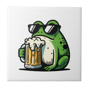 Cool Beer Ceramic Tile