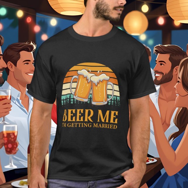 Cool beer me getting married word art  T-Shirt (Creator Uploaded)