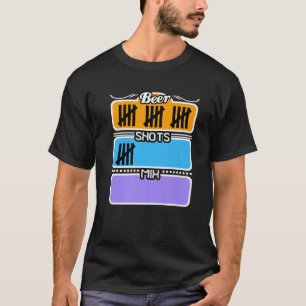 Cool Beer Shots Mix Drinks Longdrinks Party Drunk T-Shirt
