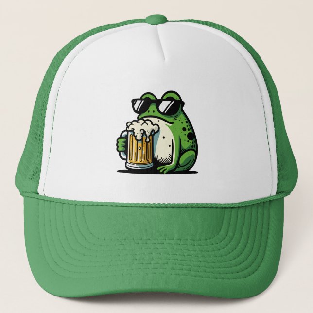 Cool Beer Trucker Hat (Front)