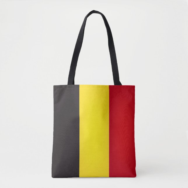 Cool Belgium Flag Fashion Tote Bag (Front)