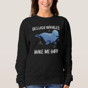 Cool Beluga Whale For Men Women Orca Whales Save T Sweatshirt
