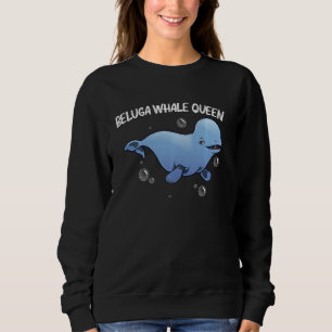 Cool Beluga Whale For Women Mum Orca Whales Save T Sweatshirt