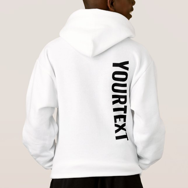 Cool Big Font Text Kids Boys Double Sided Printed (Back)