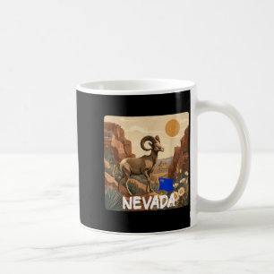 Cool Bighorn Sheep in Nevada Colours Costume Coffee Mug