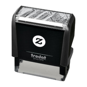 Cool bike artwork self-inking stamp