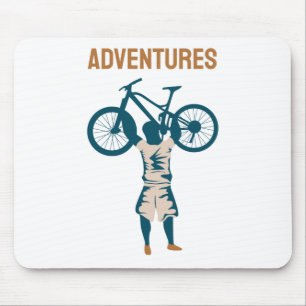 Cool Biker - Adventures Mouse Pad