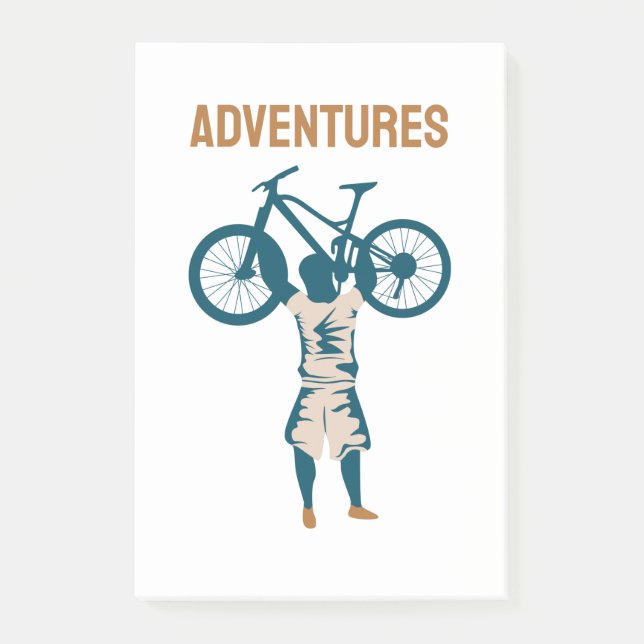 Cool Biker - Adventures Post-it Notes (Front)