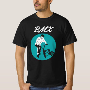 Cool Biker Retro BMX Style T-Shirt