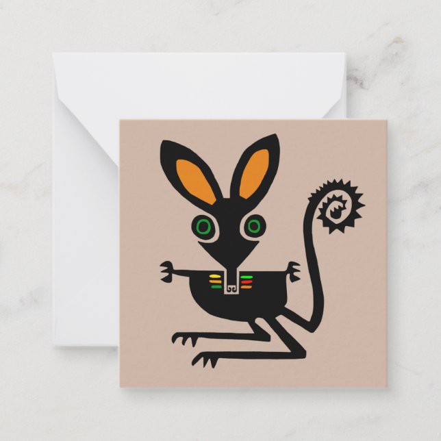 Cool  BILBY - Hand drawn - Nature - Ecology Card (Front)