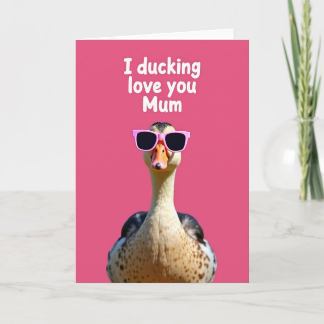 Cool Bird Loving Mum Card (Front)