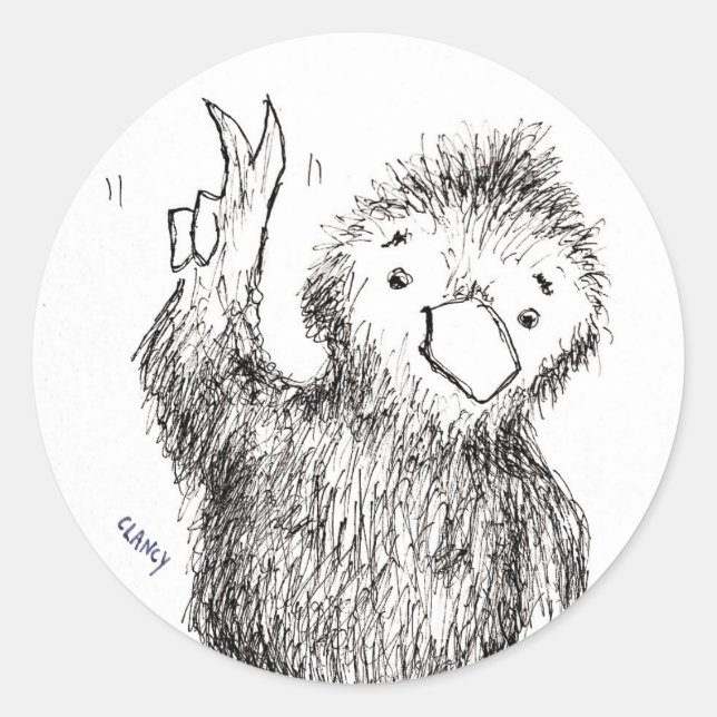 Cool Bird sticker (Front)