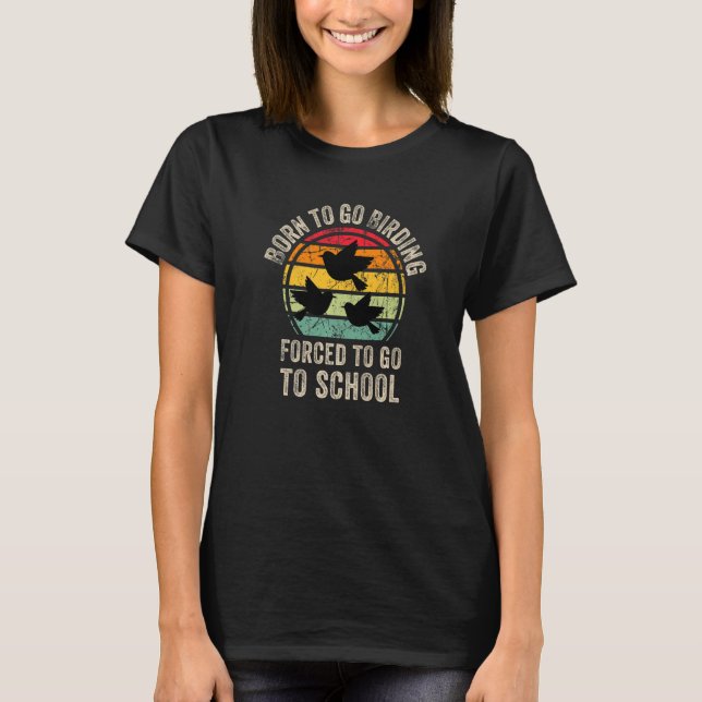 Cool Birding Lovers Graphic for Son Birding Bird P T-Shirt (Front)