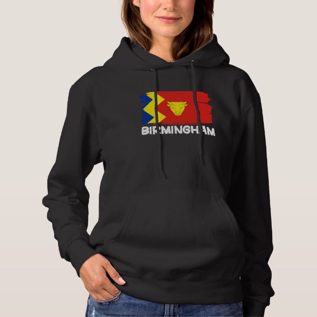 Cool Birmingham Flag Hoodie (Front)