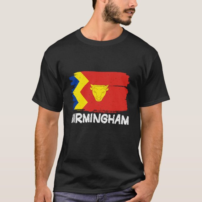 Cool Birmingham Flag T-Shirt (Front)