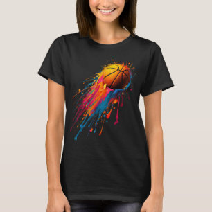 Cool Birthday Colourful Tie Dye Colour Paint Splas T-Shirt