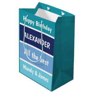 Cool Birthday Wishes Medium Gift Bag