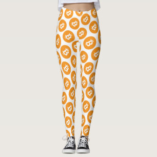 Cool Bitcoin Cryptocurrency Coin Sign Leggings