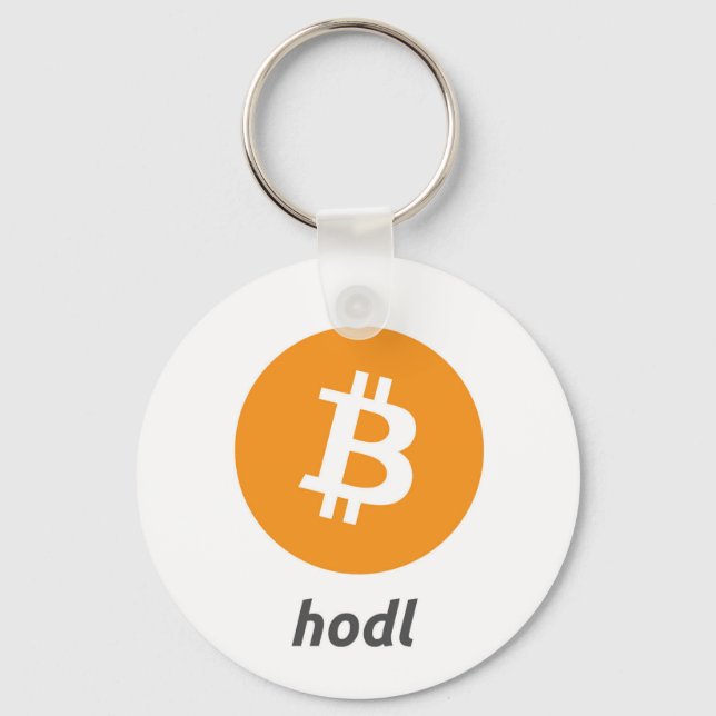 Cool Bitcoin Hodl Key Ring (Front)