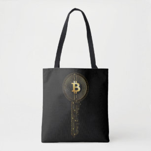 Cool Bitcoin Private Key Tote Bag