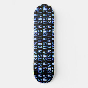 Cool Black And Blue Its A Boy Custom  Skateboard