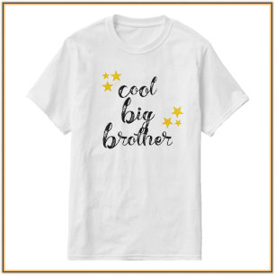 Cool Black and Gold Big Brother  T-Shirt