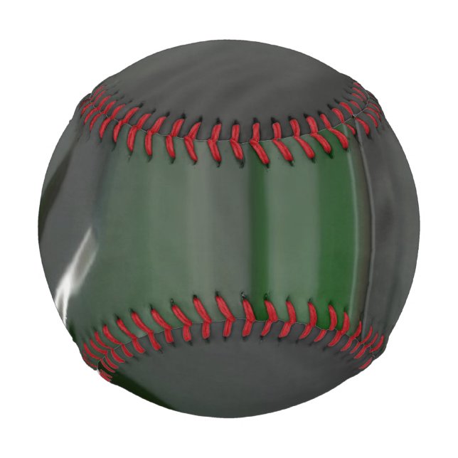 Cool black and green plastic baseball (Front)