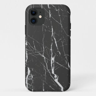Cool Black And Light Grey Marble iPhone 11 Case